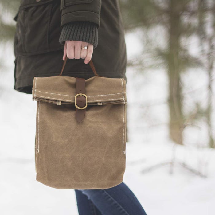 Sona Canvas Bags Waxed Lunch Bag