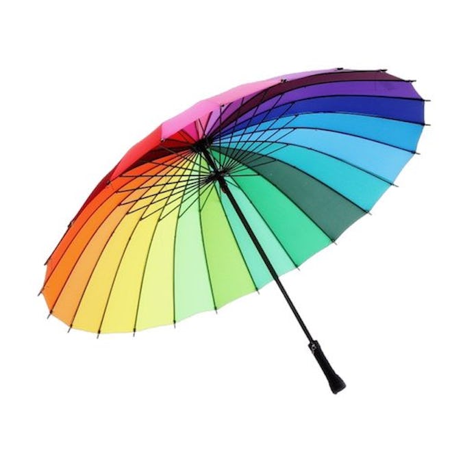 Large Rainbow Umbrella