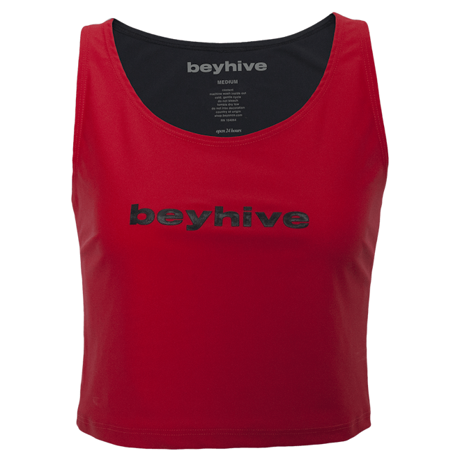 Beyhive Red Crop Top 