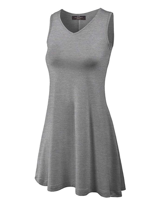 MBJ Womens Sleeveless Comfy Tunic Tank Top