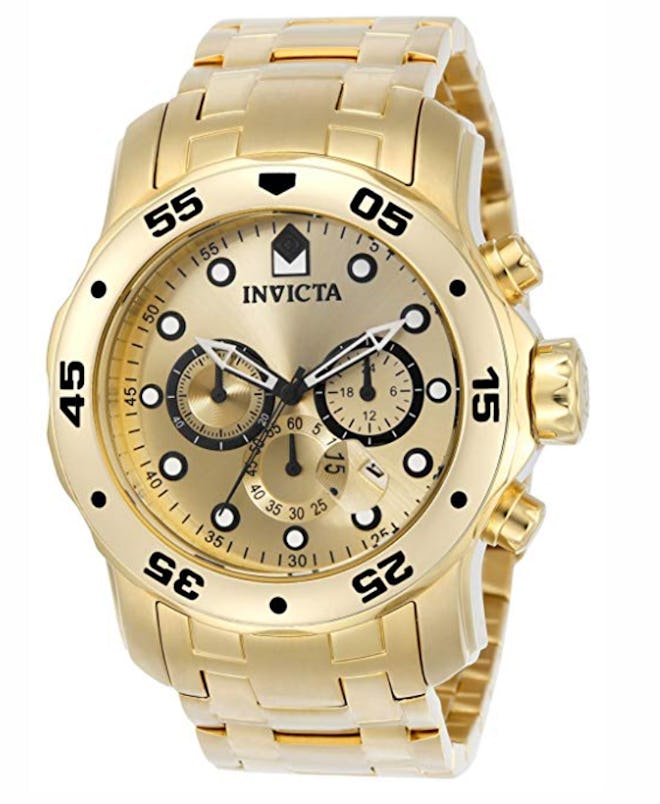 Gold-plated Stainless Steel Watch