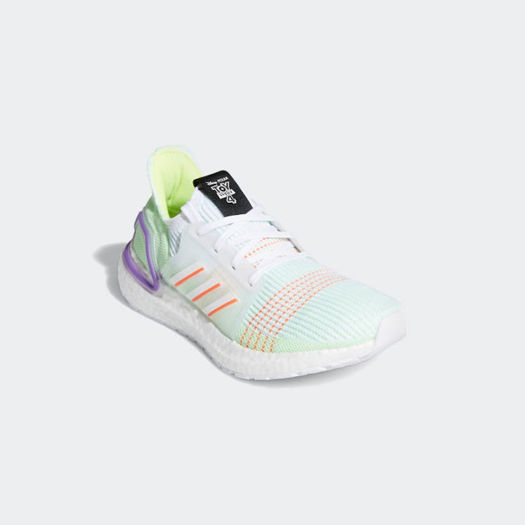Ultraboost 19 Shoes in Cloud White/Solar Red/Solar Yellow