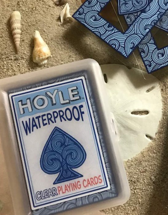 Hoyle Waterproof Clear Playing Cards