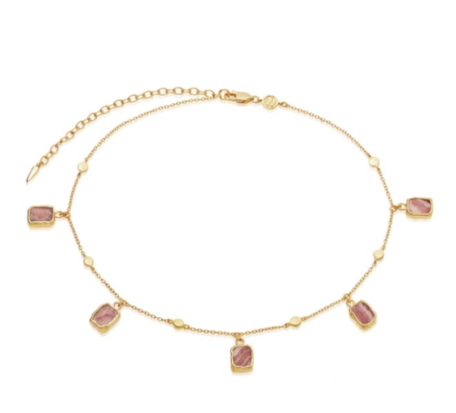 Rhodochrosite Gold Lena Choker