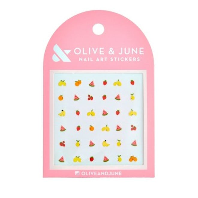 Olive & June Fruit Salad Nail Art Stickers - 36ct