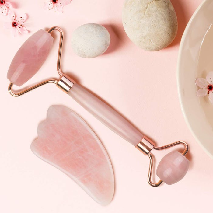 Mikacare Rose Quartz Roller