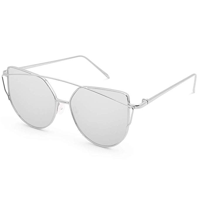 Livhò Cat Eye Mirrored Sunglasses