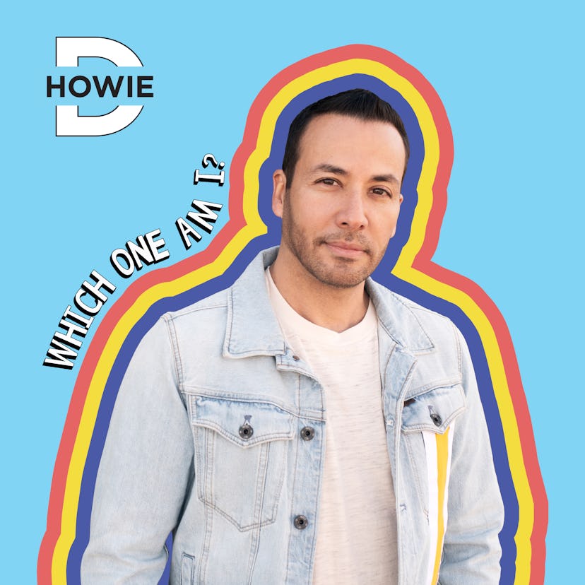 Howie Dorough and "which one am I?" text