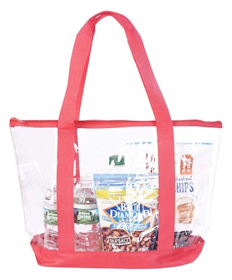 Bags For Less Large Clear Vinyl Tote 