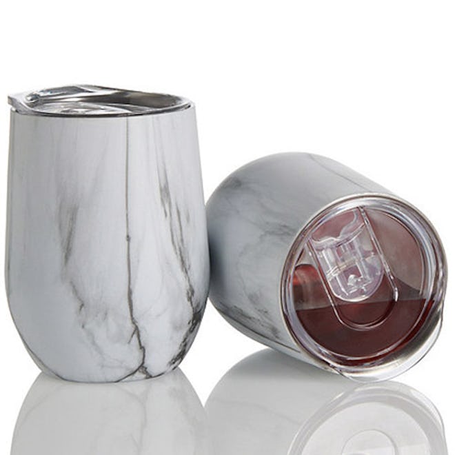 Insulated Stainless Steel Marble Tumblers
