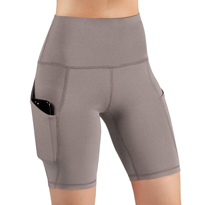 ODODOS High Waist Pocket Yoga Shorts