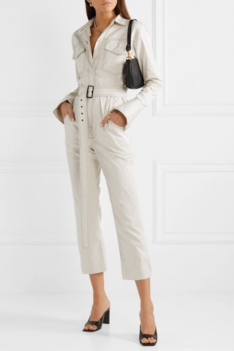 Workwear Belted Cotton-Gabardine Jumpsuit