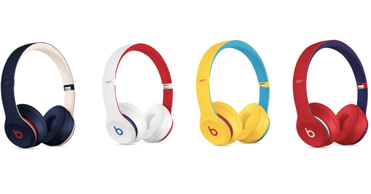 The Beats Solo3 Wireless Club Collection Headphones Come In 4 Summery