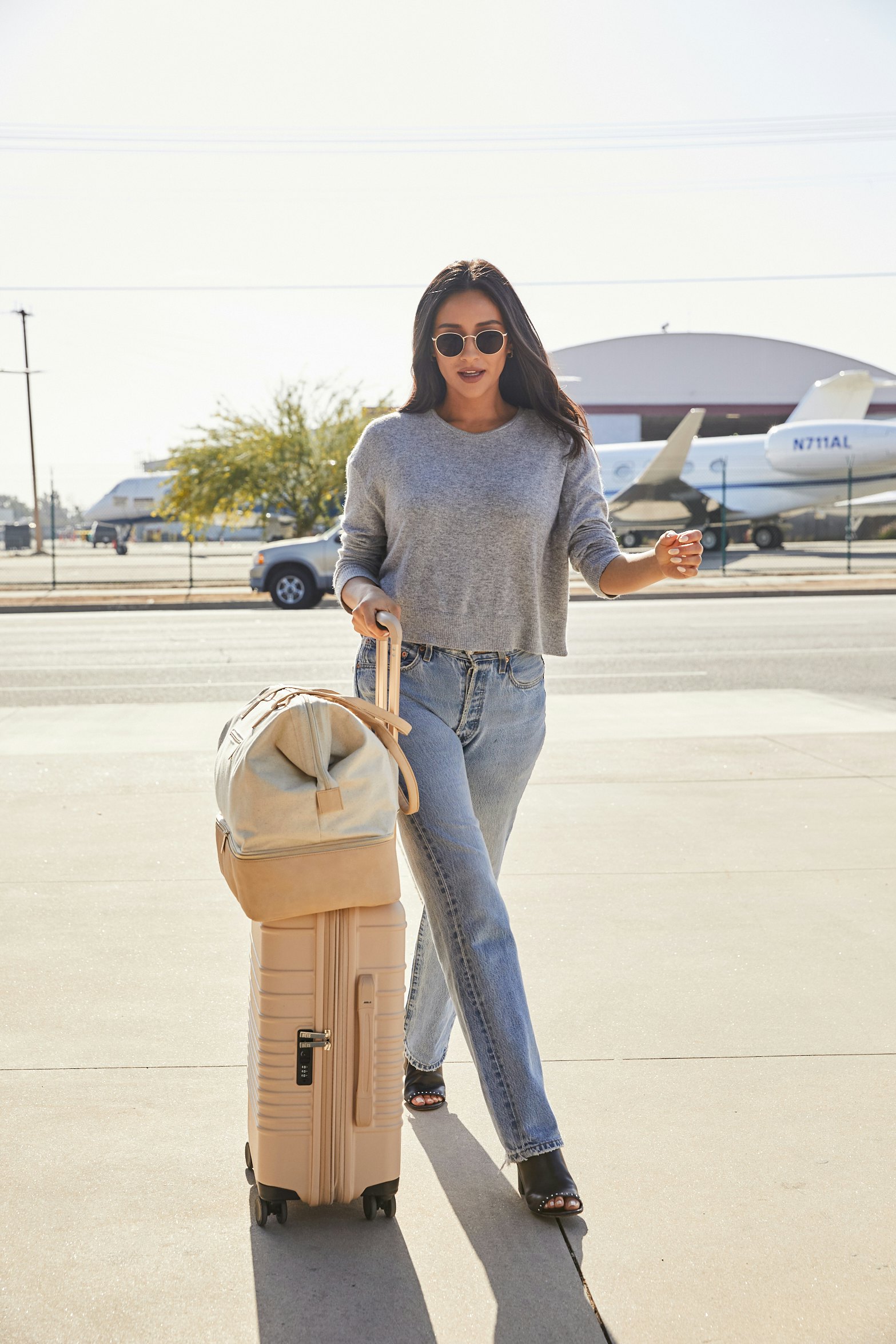 beis luggage shay mitchell