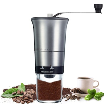 QcoQce Adjustable Coffee Grinder