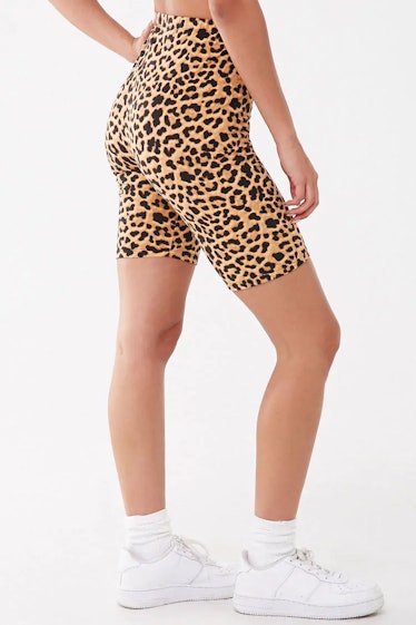 Baby Phat Leopard Print Biker Shorts