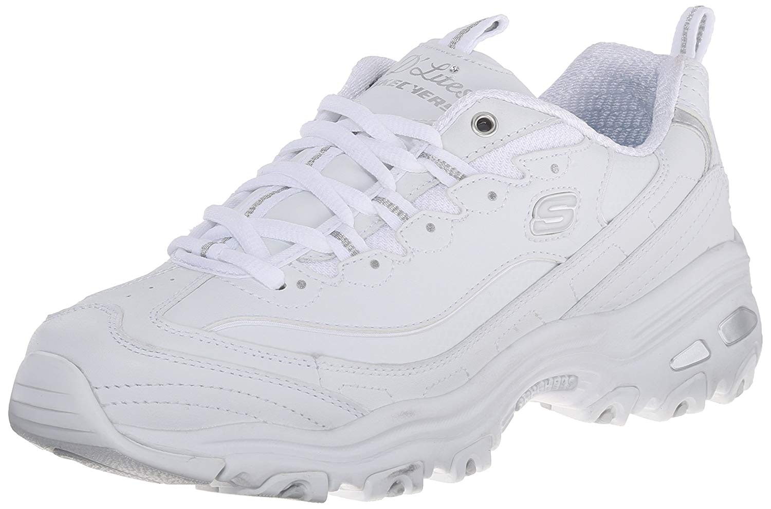 womens white skechers sneakers