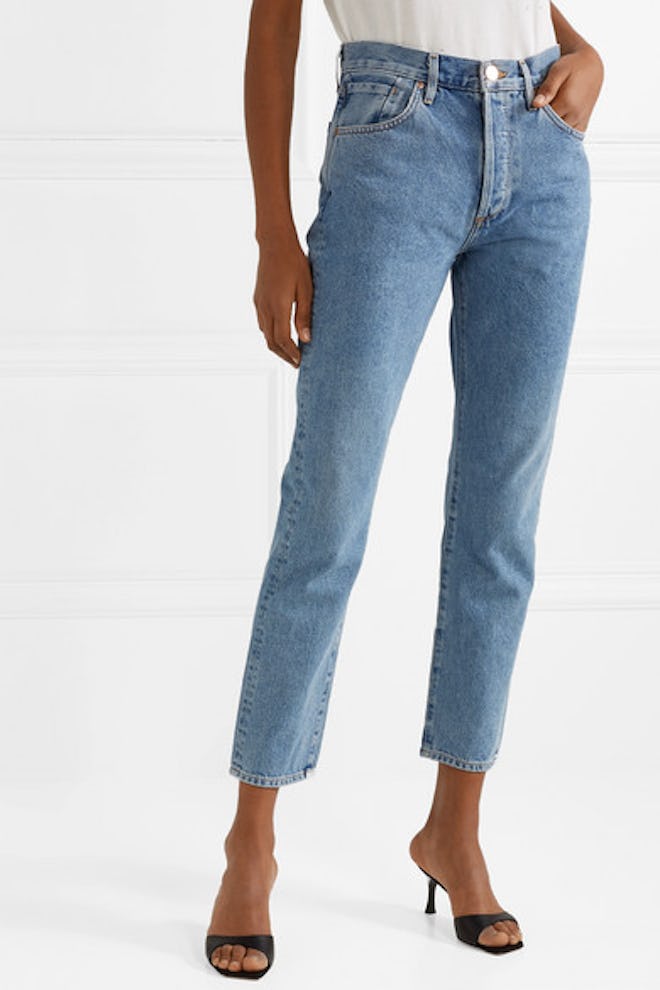 The Benefit High-Rise Straight-Leg Jeans