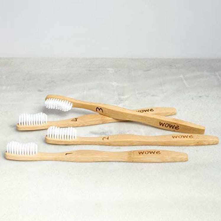 Wowe Bamboo Toothbrush (4 Pack)