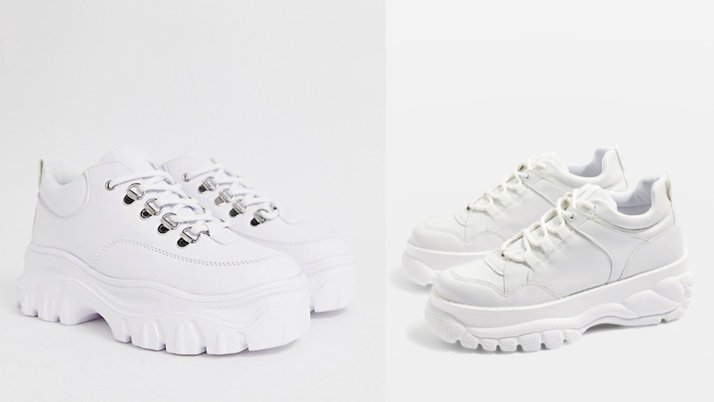12 Chunky White Sneakers Under 100 That You Ll Want To Pair With