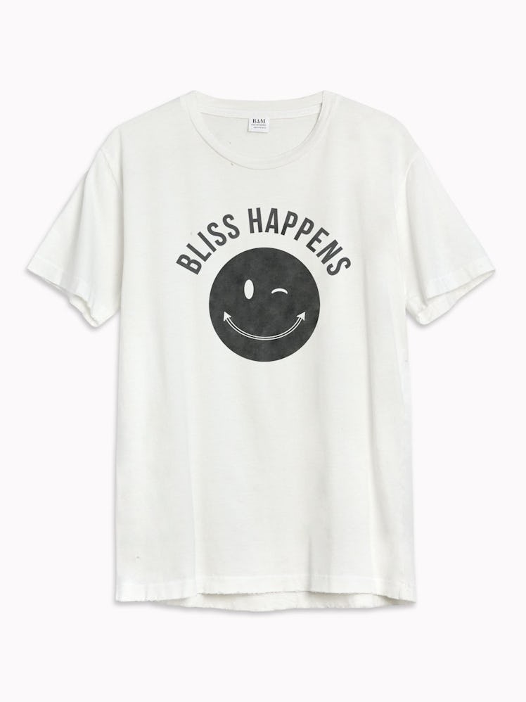 'Bliss Happens' Destroyed Tee