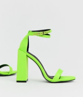 slime green heels