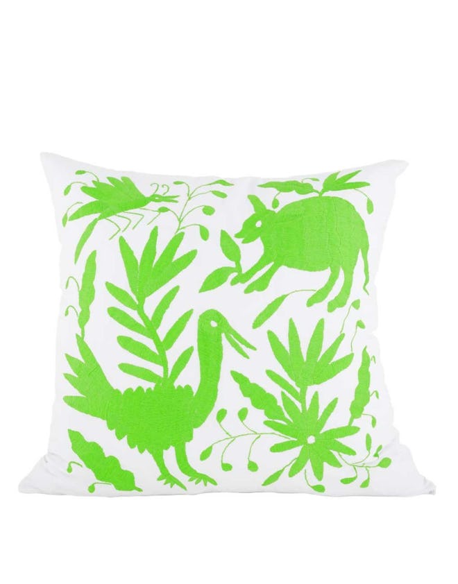 Tenango Embroidered Pillow 