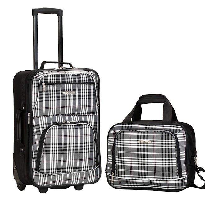 Rockland Luggage Two-Piece Printed Set