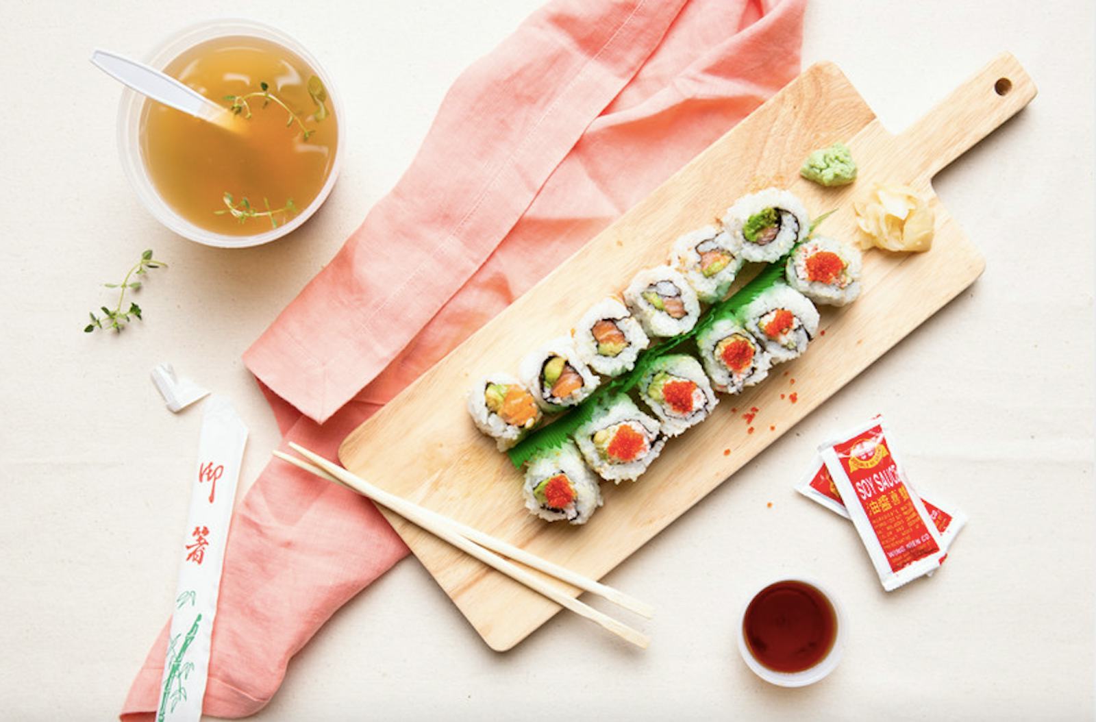 The Most Popular Sushi Orders On DoorDash Include A Lot Of Avocado