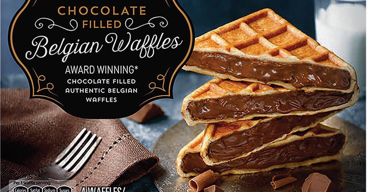 Aldi S Chocolate Filled Belgian Waffles Are All You Need For A Royal Breakfast