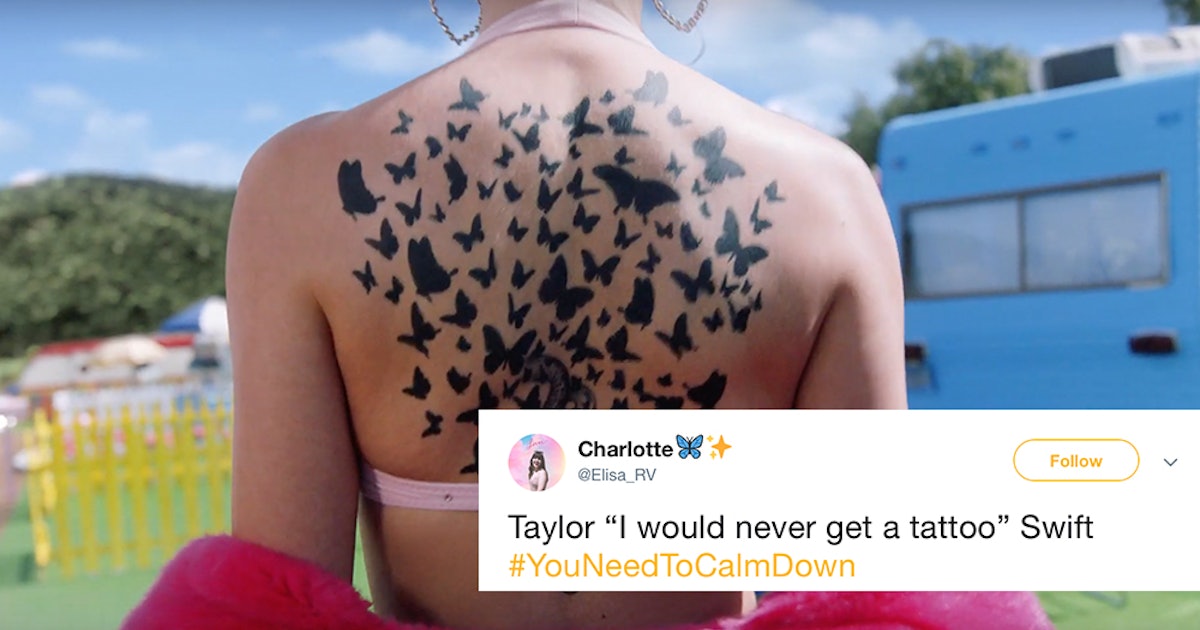 Is Taylor Swift's Butterfly Back Tattoo Real? 