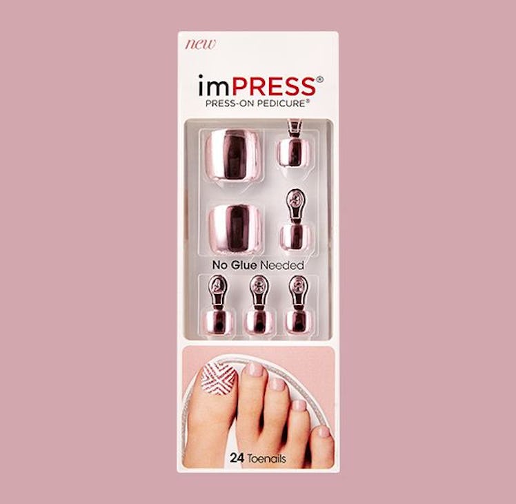 imPRESS Press-On Pedicure in "Splash"