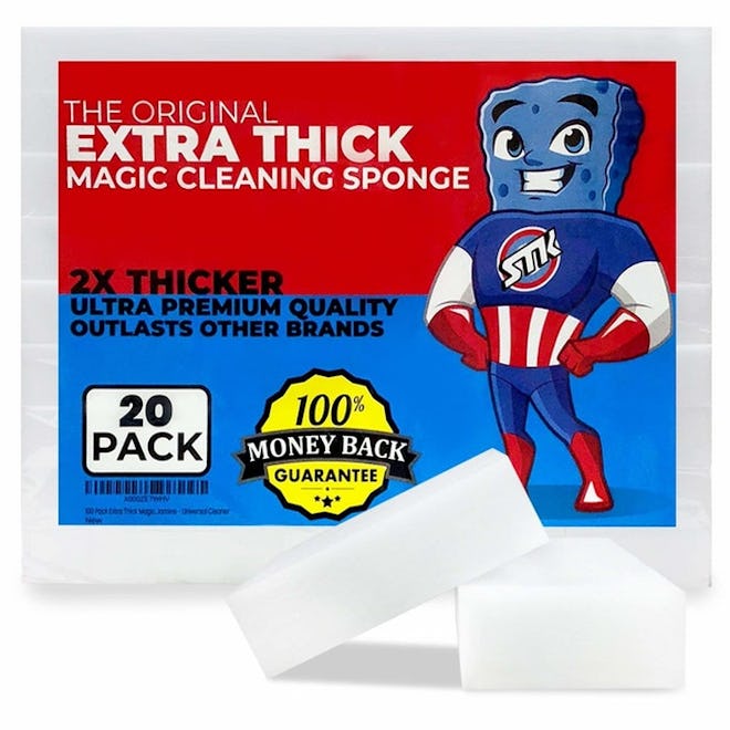 STK Magic Cleaning Eraser Sponges (20 Pack)