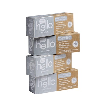 Hello Oral Care Whitening Toothpaste (4 Pack)