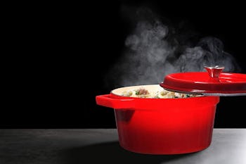 Bruntmor Enameled Cast Iron Dutch Oven