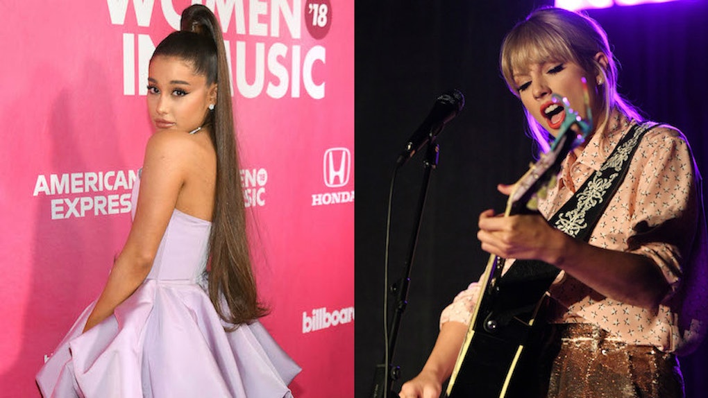Ariana Grandes Reaction To Taylor Swifts You Need To Calm