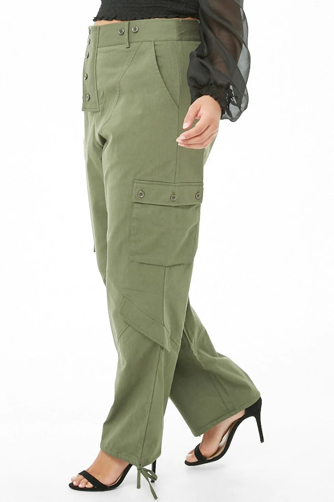 Plus Size Cargo Trousers