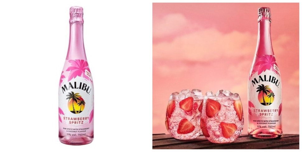 Malibu Strawberry Spritz Is The Fizzy, Rum-Based ...