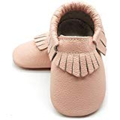 Soft Sole Leather Crib Shoes