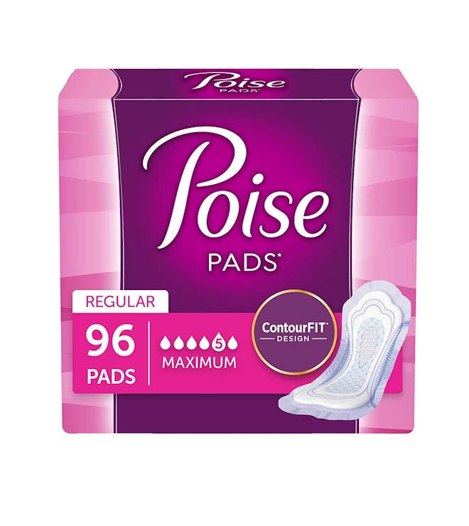 Poise Incontinence Pads Maximum Absorbency, 48 Count (2 pack) 