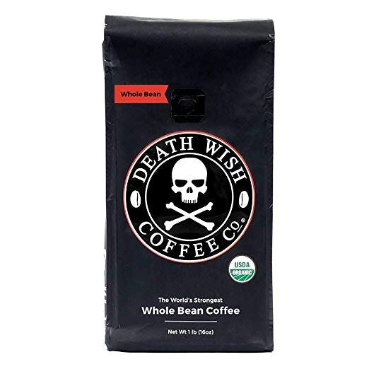 Death Wish Organic Whole Bean Coffee 