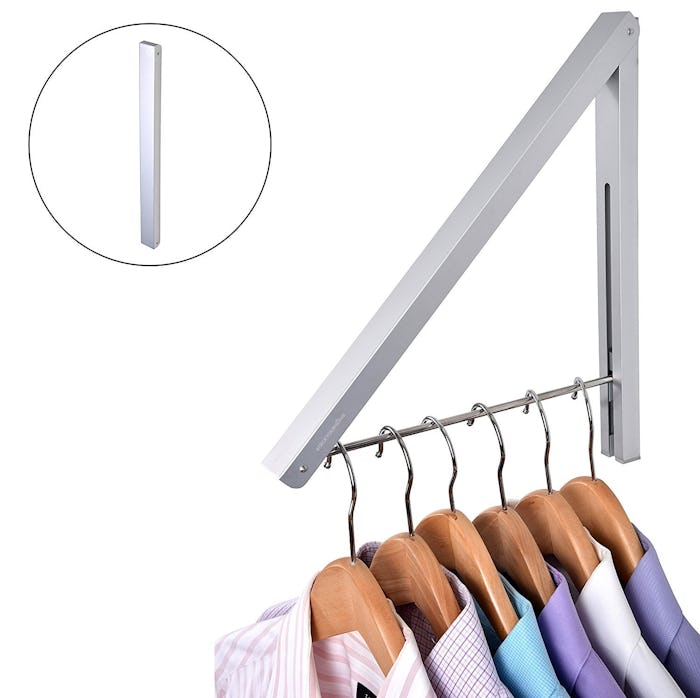 Stock Your Home Retractable Clothes Rack 