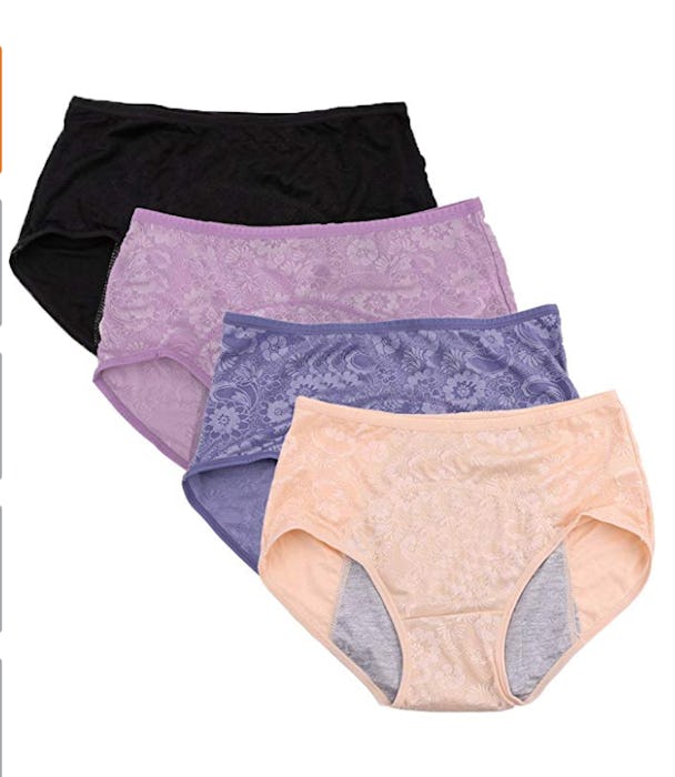 YOYI FASHION Menstrual Briefs (4 Pack)