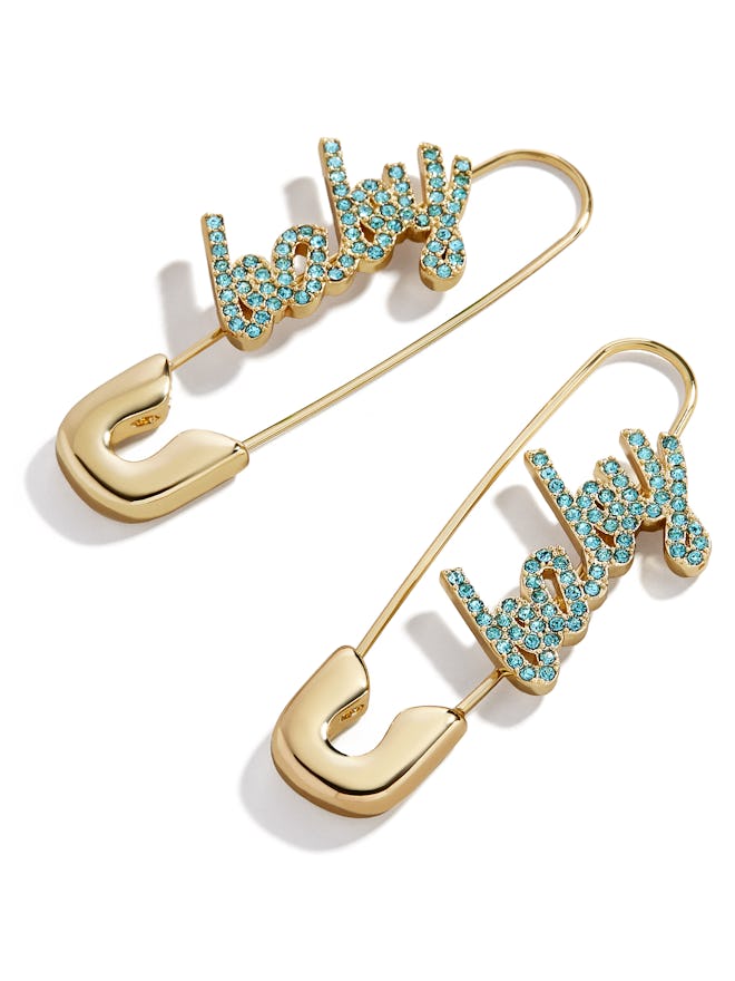 Baby Safety Pin Earrings