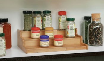 Seville Classics 3-Tier Bamboo Spice Rack