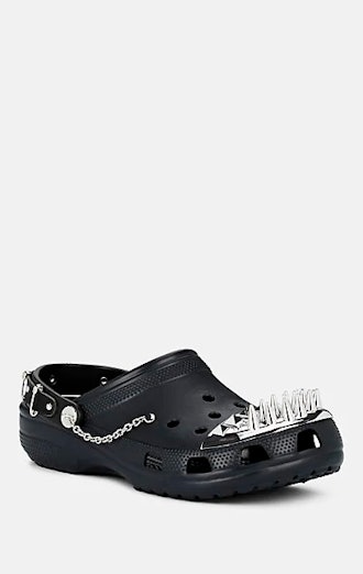 Spiked-Toe Rubber Clogs