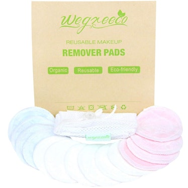 Wegreeco Reusable Bamboo Pads (16 Pack)