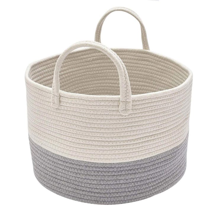 DOKEHOM Large Cotton Rope Basket