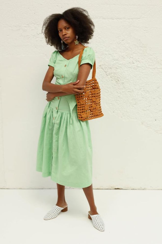 Rustic Cold Shoulder Sundress