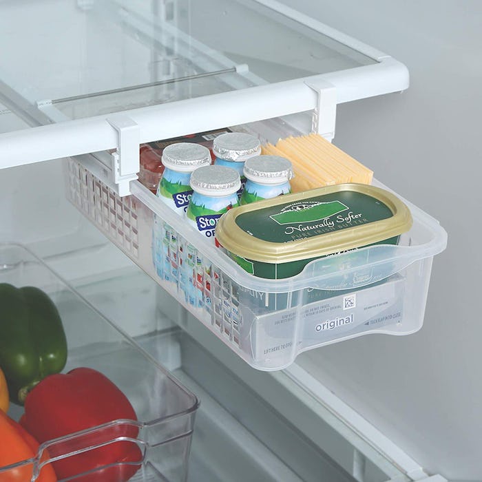 Smart Design Refrigerator Pull-Out Bin